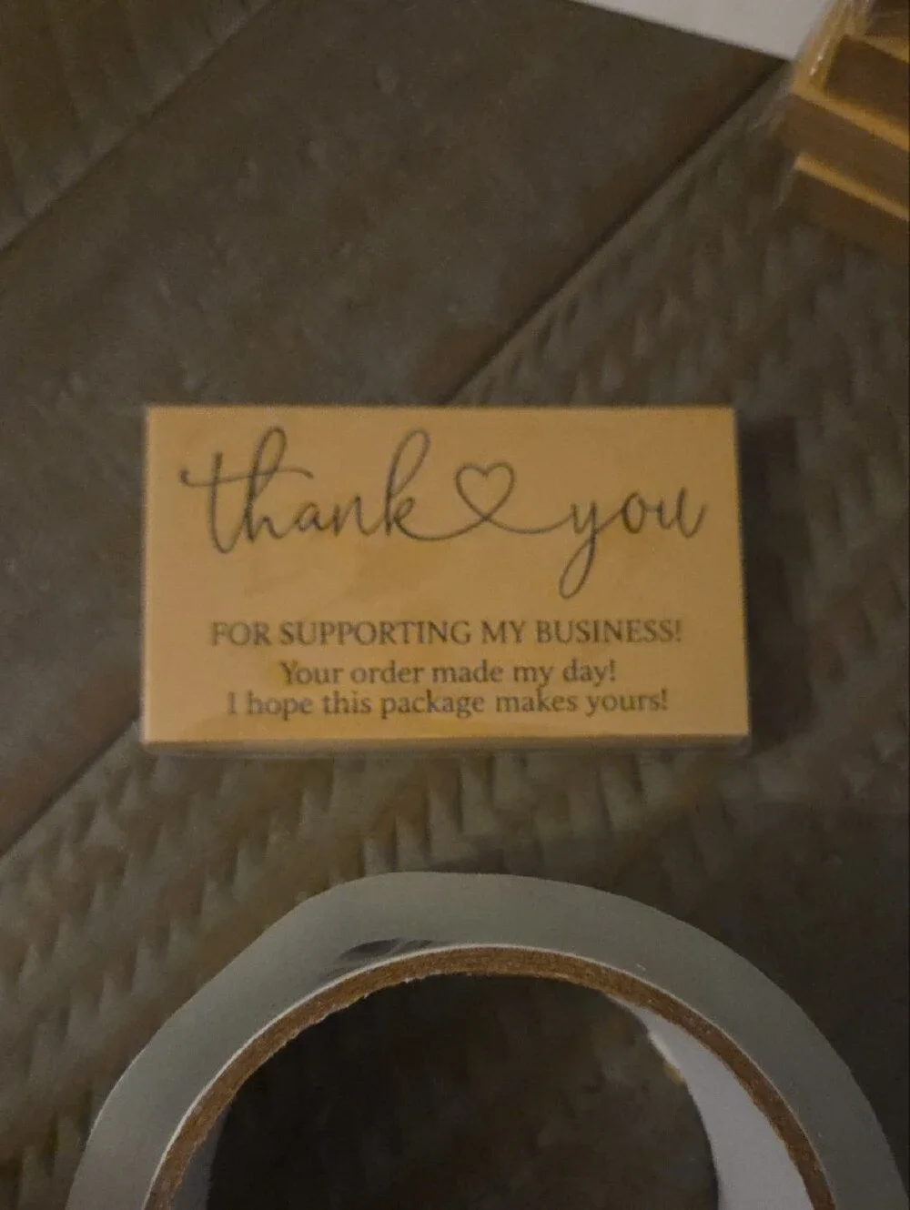 30 Thank You Cards & 1 Packing Tape Sellers Bundle 🎁